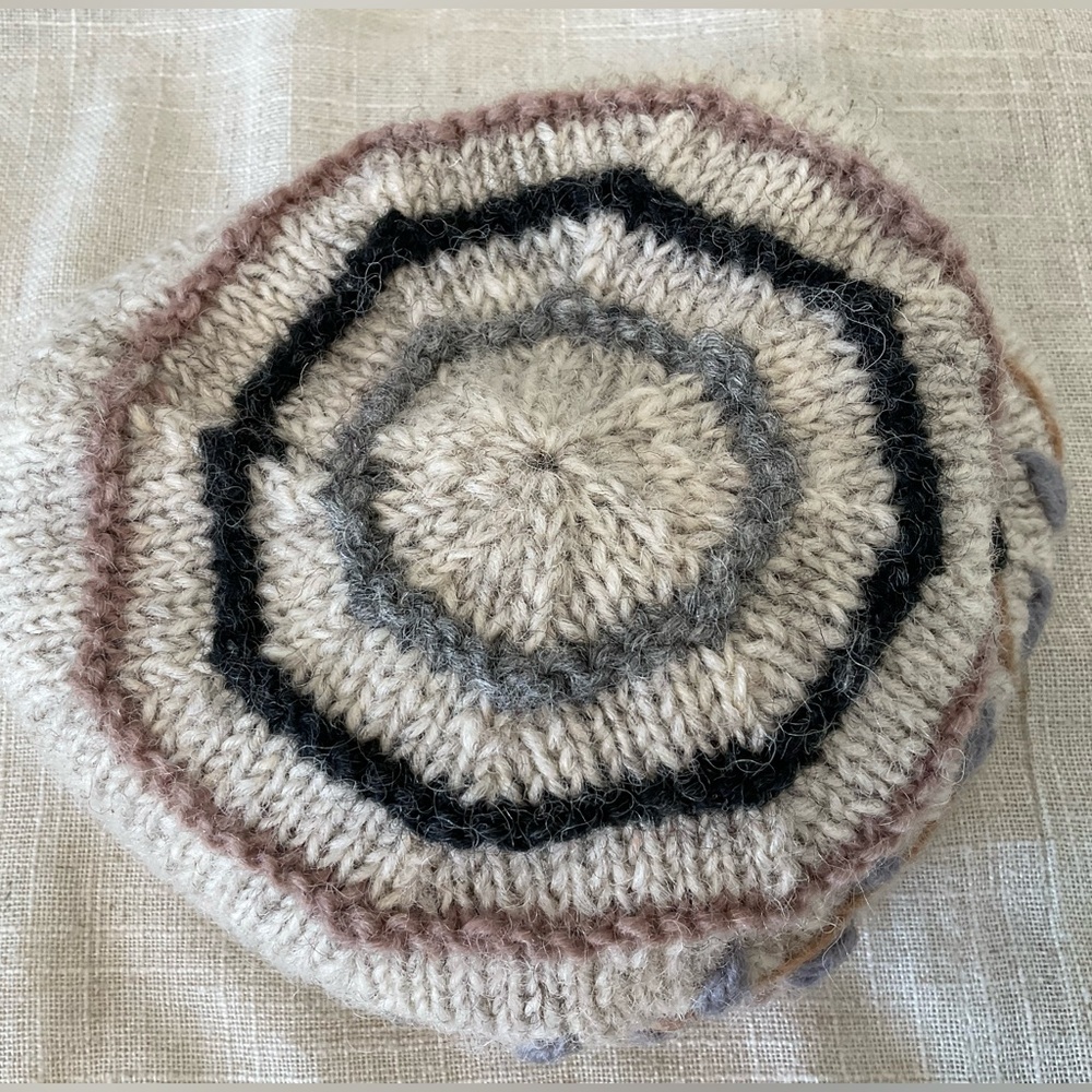 FEELGOODZ 100% Wool Embroidered Knit Beanie/Winter Hat - One Size Fits Most - Picture 11 of 12